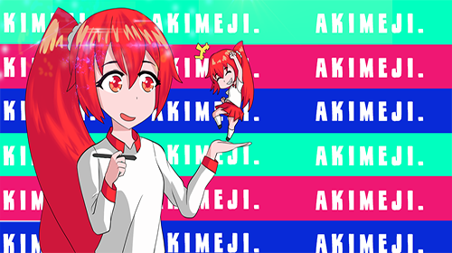 Akimeji: Shimeji, Chibis, Live Wallpaper over apps